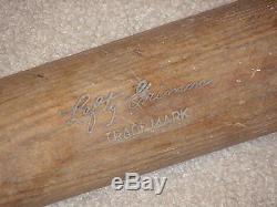 Charles Lefty Grimm H&B 125 Vintage Baseball Bat 1932 Chicago Cubs