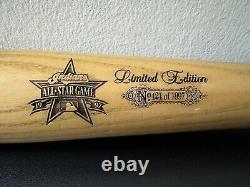 Cleveland Indians All Star Game Carved Wood Bat 1997 Ltd Ed Vintage Baseball MLB