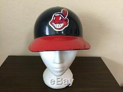 Cleveland Indians VINTAGE GAME USED 1980s Amercian Baseball Cap Batting Helmet