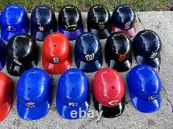 Complete Team Set (32) MLB Plastic Replica Batting Helmets Full Size Lot Vintage