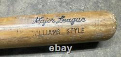 D17 Vtg 40S US MILITARY 34.5 AMYX MFG 200 TED WILLIAMS MAJOR LEAGUE Baseball Bat