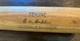 Don Buddin Game Used Baseball Bat Boston Red Sox Houston Colt 45's Tigers Vtg