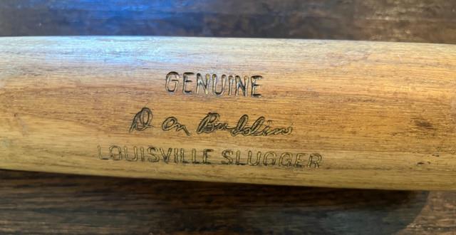 Don Buddin Game Used Baseball Bat Boston Red Sox Houston Colt 45's Tigers Vtg