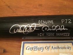 Derek Jeter Signed Game Model P72 baseball Bat vintage autograph Steiner COA