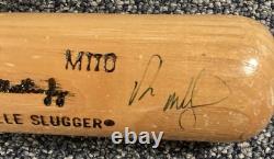 Don Mattingly Signed Baseball Bat NY Yankees Model 110 Vintage Autograph JSA