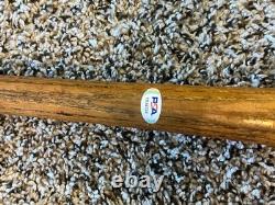 Don Sutton Game Used Baseball Bat Vtg Los Angeles Dodgers Hof (1969) Psa 7