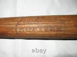 E. G. Simmons Swatter 50 H Wooden Baseball Bat Circa 1920 Vintage Wood Bat