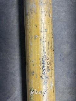 E2 ANTIQUE 1900S-10S Vtg 33.5 OSHKOSH TOOLS CO WISCONSIN Wood Baseball Bat