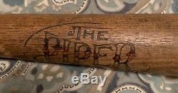 Early 1900 Piper Mushroom Knob Baseball Bat Vintage Old Not Hillerich Manchester