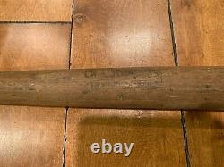 Early 1900's Vintage Old Hickory Baseball Bat Model W 35 Super Rare