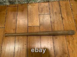 Early 1900's Vintage Old Hickory Baseball Bat Model W 35 Super Rare