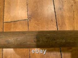 Early 1900's Vintage Old Hickory Baseball Bat Model W 35 Super Rare