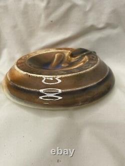 Early Cigar Chicago Cubs Baseball Bat Ball Ashtray Monmouth Pottery Vtg antique