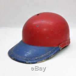 Early Original Vintage Painted Rare Fiberglass Baseball Batting Helmet Westpoint