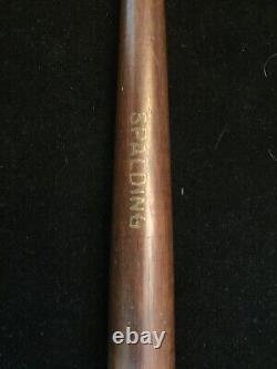 Early SPALDING Vintage Antique Mini Salesman Sample Baseball Bat 16.5 Inch RARE