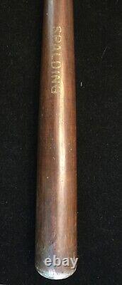 Early SPALDING Vintage Antique Mini Salesman Sample Baseball Bat 16.5 Inch RARE