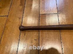 Early Vintage Mushroom Knob Baseball Bat 37