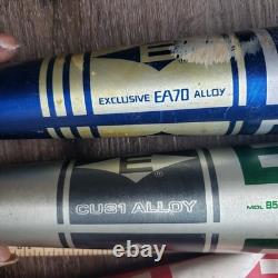 Easton Pro Big Barrel, Easton EA70 blue Bats & Vintage Easton Baseball Bag