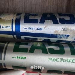 Easton Pro Big Barrel, Easton EA70 blue Bats & Vintage Easton Baseball Bag