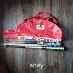 Easton Pro Big Barrel, Easton EA70 blue Bats & Vintage Easton Baseball Bag