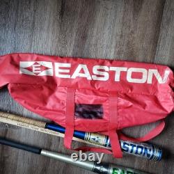 Easton Pro Big Barrel, Easton EA70 blue Bats & Vintage Easton Baseball Bag