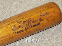 Edd Roush H&B Vintage Baseball Bat Cincinnati Reds New York Giants HOF