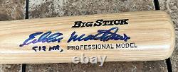 Eddie Mathews Psa Signed Autographed Baseball Bat With 512 Home Runs Auto