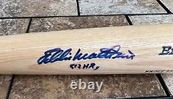 Eddie Mathews Signed PSA Autographed Baseball Bat With 512 Home Runs. BRAVES