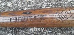Excellent Baseball Bat Vintage St. MARY'S CANADIAN SLUGGER Master Nmt