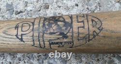 Excellent PIPER Baseball Bat Vintage Manchester Maine