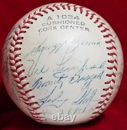 FRED HUTCHINSON Signed Ball 1955 Seattle Rainiers Team PCL Champion 50s vtg auto