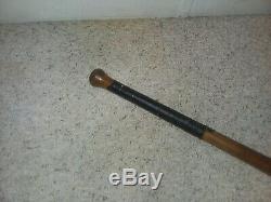 Fantastic 1870-1880s 34 Straight Tapered Round Knob Baseball Bat VTG Antique