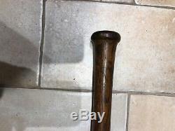 Fantastic 1880's WAGON SHAFT Red Ring Flat Barrel Bat 36 Great Patina