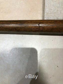 Fantastic 1880's WAGON SHAFT Red Ring Flat Barrel Bat 36 Great Patina