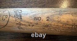 Frank Bolling Game Used Baseball Bat Vtg Detroit Tigers