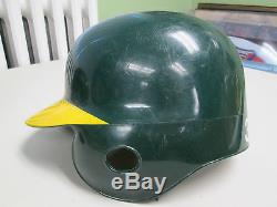 GAME USED WORN Terry Steinbach Oakland A's Batting Helmet Vintage Baseball MLB