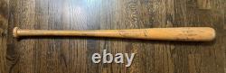 Game Used Baseball Bat Vtg Jerry Grote New York Mets Signed Auto 1973