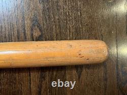 Game Used Baseball Bat Vtg Jerry Grote New York Mets Signed Auto 1973