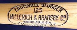George Babe Ruth Louisville Slugger 125 35 35oz R43 Baseball Bat Vintage