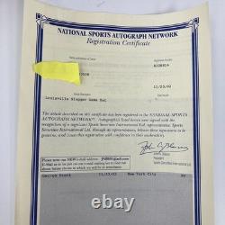 George Brett 3x Bating Champ Signed Vintage 1970's Baseball Bat JSA COA