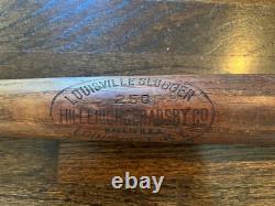 George Kelly Antique Wood Baseball Bat 250 Louisville Slugger Vtg Old 34