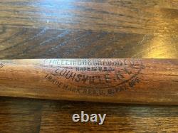 George Kelly Antique Wood Baseball Bat 250 Louisville Slugger Vtg Old 34