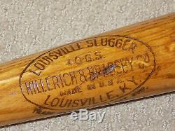 George Sisler H&B Vintage Baseball Bat St. Louis Browns HOF
