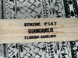 Giancarlo Stanton Game Issue Baseball Bat Rare Florida Marlins Vintage 2011 Mlb