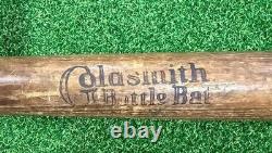 Goldsmith Bottle Bat Antique Wood Baseball Model No. 7 Vintage Label 1917-1925