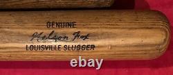 Group of 4 1950's Vintage Nellie Fox Baseball Bats White Sox Louisville Slugger