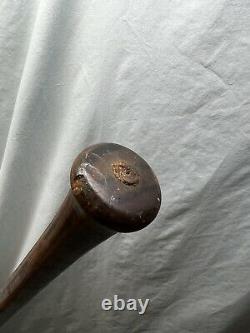 H&B Vintage Striped Baseball Bat 35 READ