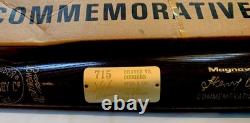 HANK AARON 1974 Braves 715 Home Run Commemorative BASEBALL BAT With Box #9459