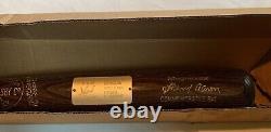 HANK AARON 1974 Braves 715 Home Run Commemorative BASEBALL BAT With Box #9459
