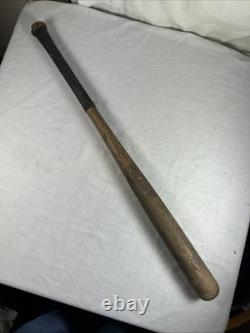 HILLEFRICH & BRADSBURY H&B No 4 LINE DRIVER Antique WOOD BASEBALL BAT